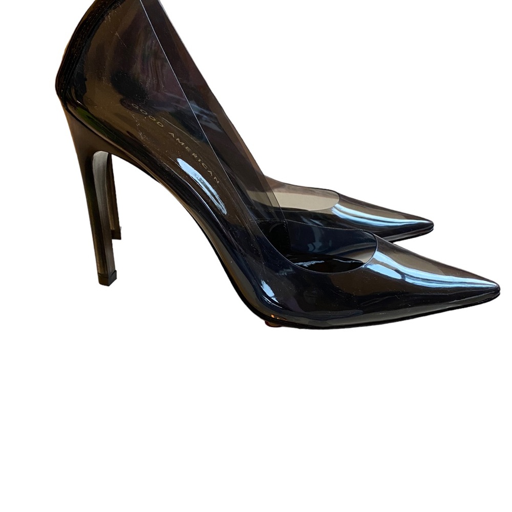 NEW Good American Light Smoke Cinder-f*cking-rella Pumps Sz 8.5